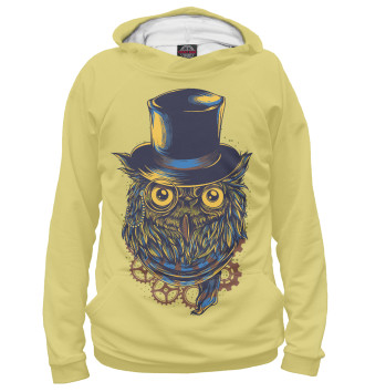 Мужское Худи Steampunk Owl
