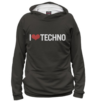 Худи I Love Techno