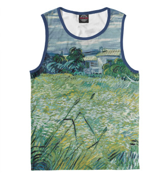 Майка Ван Гог. Зеленое пшеничное поле с кипарисом