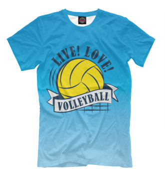 Футболка Live! Live! Volleyball!