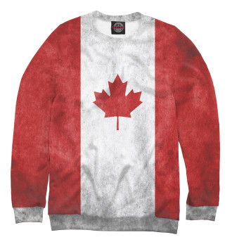 Мужской Свитшот Флаг Канады