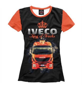 Женская Футболка IVECO - король грузовиков