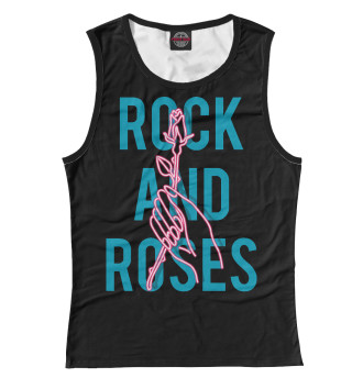 Майка для девочек Rock and roses