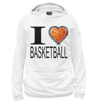 Худи для девочек I Love Basketball