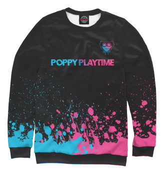 Свитшот для девочек Poppy Playtime Neon Gradient