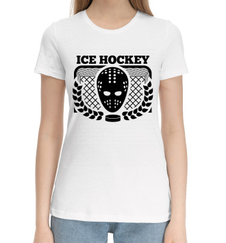 Хлопковая футболка Ice hockey