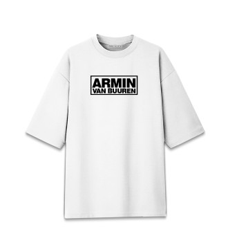 Хлопковая футболка оверсайз Armin van Buuren