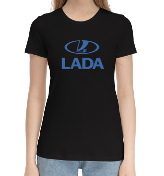 Хлопковая футболка LADA