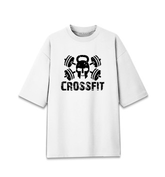 Мужская Хлопковая футболка оверсайз Crossfit