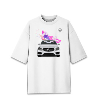 Хлопковая футболка оверсайз Mersedes-Benz
