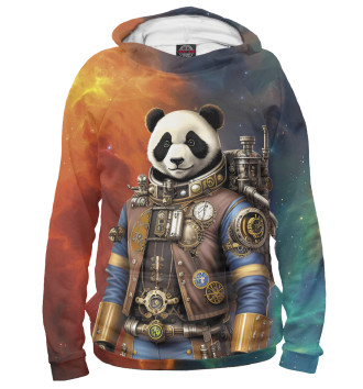 Худи для мальчиков Панда космонавт - стимпанк