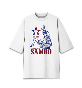Хлопковая футболка оверсайз Sambo
