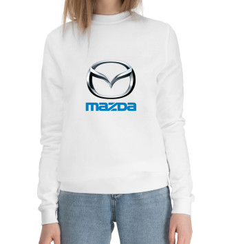 Женский Хлопковый свитшот Mazda