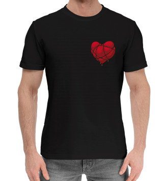 Хлопковая футболка Сердце