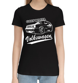Женская Хлопковая футболка Volkswagen