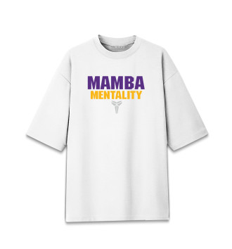 Хлопковая футболка оверсайз Mamba Mentality