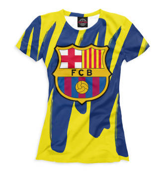 Футболка для девочек Герб FC Barcelona