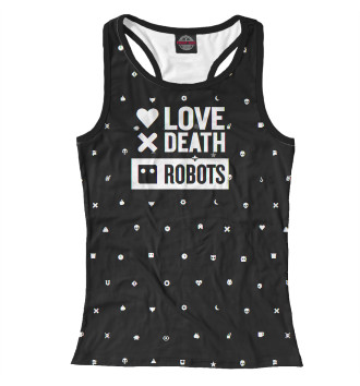 Женская Борцовка Love, Death + Robots logo