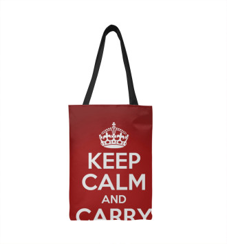 Сумка-шоппер Keep calm and carry on