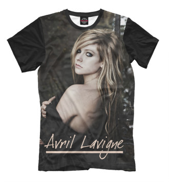 Мужская Футболка Avril Lavigne in Black