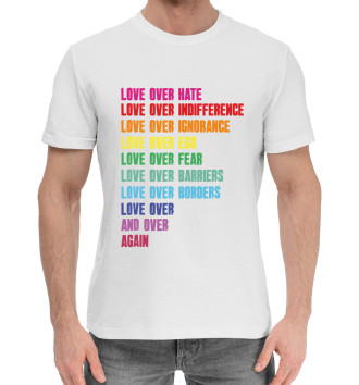 Мужская Хлопковая футболка Only Love
