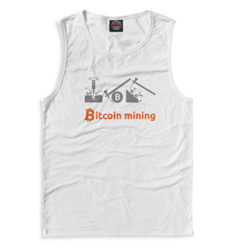 Майка для мальчиков Bitcoin Mining
