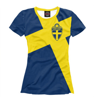 Женская Футболка Швеция