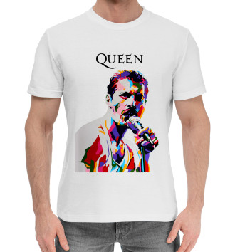 Мужская Хлопковая футболка Queen