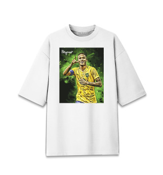 Хлопковая футболка оверсайз Neymar