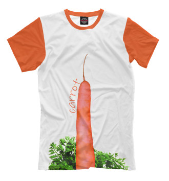 Мужская Футболка Спелая морковь