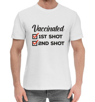 Хлопковая футболка Двойная вакцина