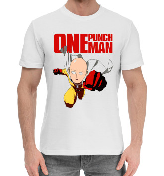 Мужская Хлопковая футболка One-Punch Man
