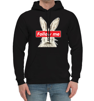 Хлопковый худи Кролик Follow me
