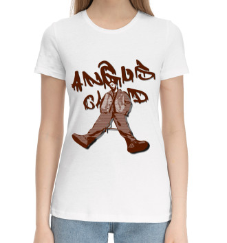 Хлопковая футболка Angus Cloud