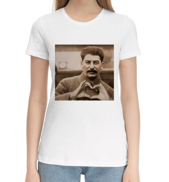 Хлопковая футболка Сталин - Love
