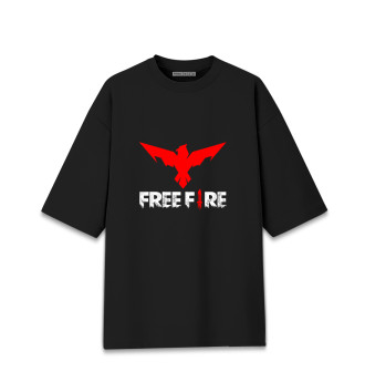 Мужская Хлопковая футболка оверсайз Garena Free Fire