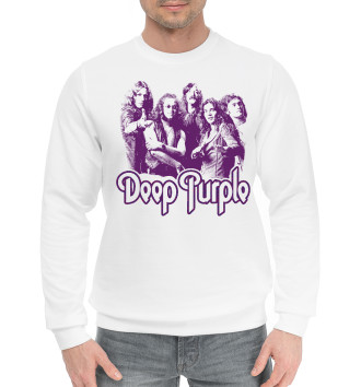 Мужской Хлопковый свитшот Deep Purple