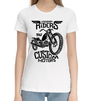 Хлопковая футболка Riders