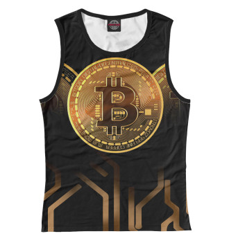 Майка Bitcoin Gold Style