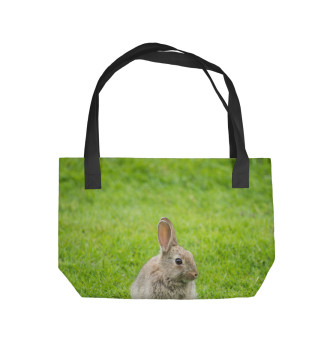Пляжная сумка Кролик на поляне