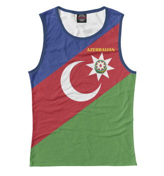Майка для девочек Azerbaijan - герб и флаг