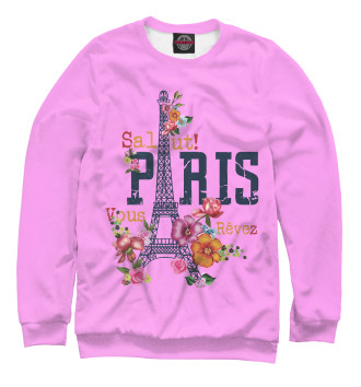 Свитшот для девочек Париж