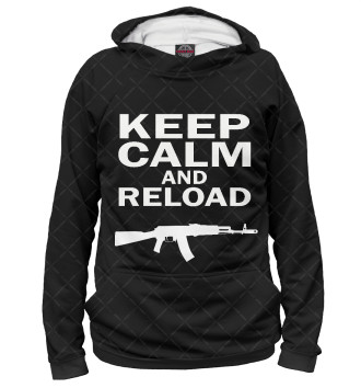 Худи для девочек Keep calm and reload