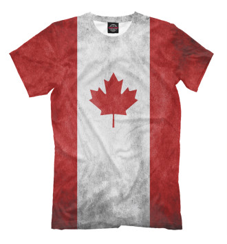 Мужская Футболка Флаг Канады
