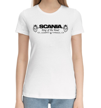Хлопковая футболка Scania