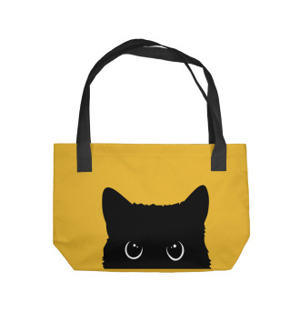 Пляжная сумка Черная кошка