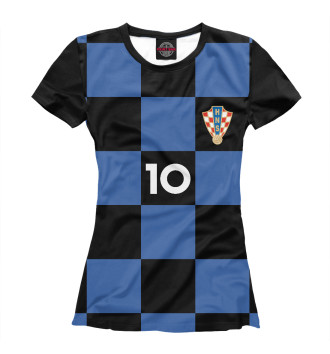 Футболка для девочек Сборная Хорватии-Модрич 10