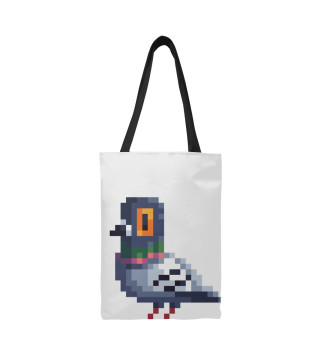 Сумка-шоппер Пиксельный голубь