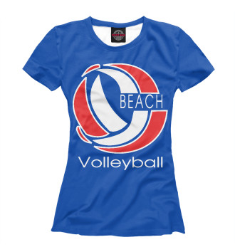 Футболка для девочек Пляжный волейбол