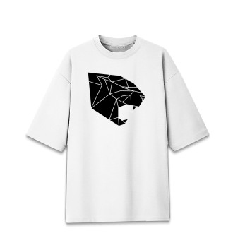 Мужская Хлопковая футболка оверсайз Triangle pantera
